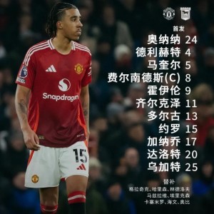 【英超】德利赫特+马圭尔破门，10人曼联3-2逆转伊镇